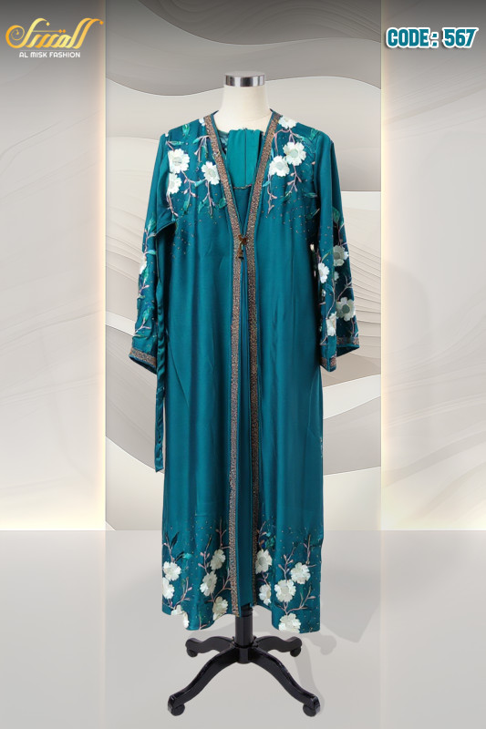 Dubai Crystal Borka 567 Peet color